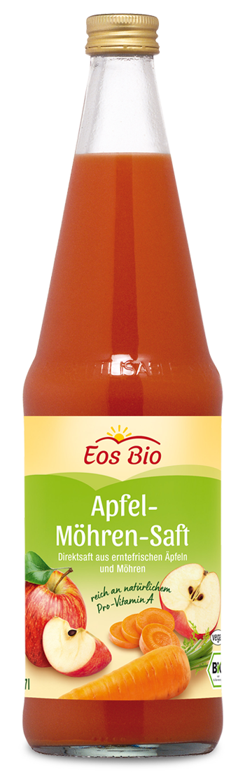 Bio Apfel-Möhrensaft