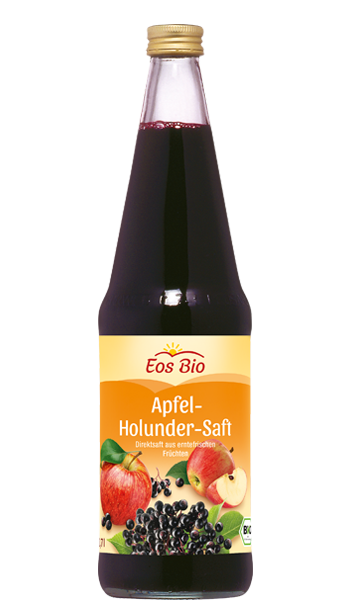 Bio Apfel-Holunder-Saft