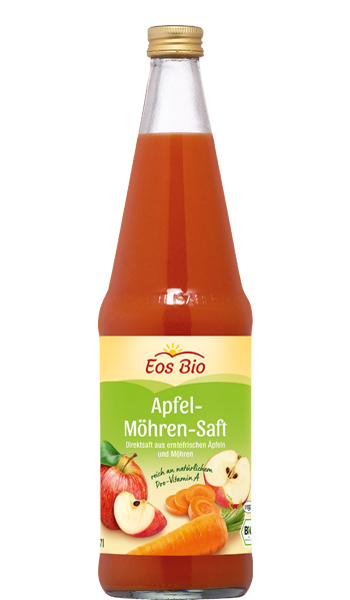 Bio Apfel-Möhrensaft