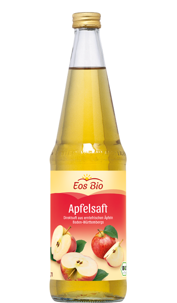Bio Apfelsaft klar