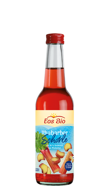 Bio Rhabarber Schorle