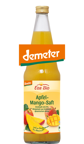 Demeter Apfel-Mango-Saft